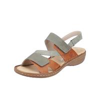 Rieker Damen Sandalen 60866-54 grün Gr. 42