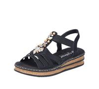 Rieker Damen Sandalen 62949-00 schwarz Gr. 39