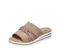 Rieker Damen Pantoletten Beige Größe EU 40