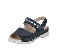 Rieker Damen Sandalen V7473-14 blau Gr. 36