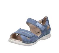 Rieker Damen Sandalen V7474-10 Blau Größe 38