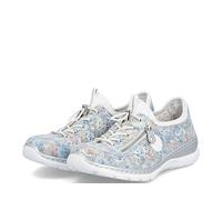 Rieker - Damen Schlupfschuh ice-multi ice-multi/weiss-silber - Gr. - EU 37