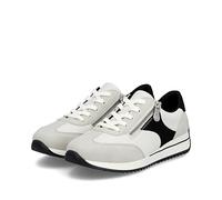 Rieker Damen-Schnürhalbschuh Grau-Schwarz 42