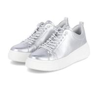 Rieker Damen Schnürhalbschuh in Silber/Platin - Gr. 40