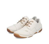 Rieker Damen-Schnürhalbschuh Offwhite-Beige 42