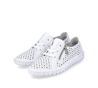 Rieker Damen Low-Top Sneaker M2300, Frauen Halbschuhe,Sportschuhe,Freizeitschuhe,Turnschuhe,Laufschuhe,straßenschuhe,Weiss (80),40 EU / 6.5 UK