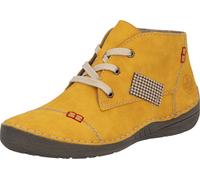 Rieker Damen Schnürschuhe Gelb, Damen, Größe: 40, Material: Kunstleder/Textil