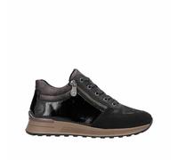 Rieker Damen Schnürschuhe Schwarz, Damen, Größe: 42, Material: Kunstleder/Textil