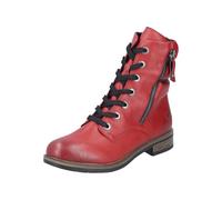 Rieker Damen Schnürstiefel 72212-35 rot Gr. 38