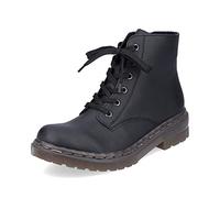 Rieker Damen Schnürstiefelette 78240 Kaltfutter Schwarz Gr. 38 EU