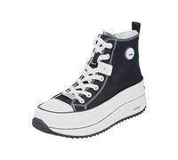 Rieker Damen Schnürstiefel 90010-00 schwarz Gr. 41