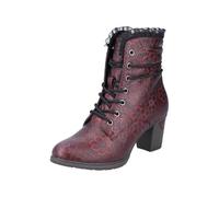 Rieker Damen Schnürstiefel 96030-35 rot Gr. 37