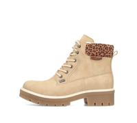 Rieker Damen Schnürstiefel Hellbeige, 39