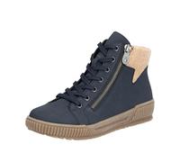 Rieker Damen Schnürstiefel N0709-15 blau Gr. 36