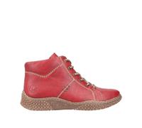 Rieker Damen Schnürstiefeletten Y8412, Frauen Stiefeletten,Winterstiefeletten,Winterschuhe,gefüttert,Boots,Stiefel,Bootee,rot (33),41 EU / 7.5 UK