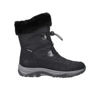 Rieker Damen Schnürstiefel Schwarz, Damen, Größe: 38, Material: Textil