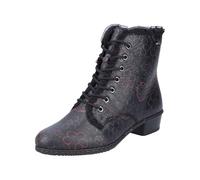 Schnürstiefelette RIEKER Gr. 36, schwarz (schwarz multi) Damen Schuhe (25155300-36) schwarz multi