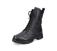 Rieker Damen Schnürstiefel Y7116, Frauen Stiefel,uebergangsschuhe,schnürboots,Kurzstiefel,schnürung,Boots,Winterstiefel,schwarz (00),40 EU / 6.5 UK
