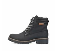 Rieker Damen Schnürstiefeletten Y9125, Frauen Stiefeletten, wasserabweisend, riekerTEX,chukka boots,schnürboots,boots,schwarz (00),36 EU / 3.5 UK