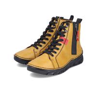 Rieker Damen-Schnürstiefelette gefüttert Gelb-Rot-Schwarz 39