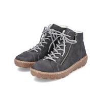 Rieker Damen-Schnürstiefelette gefüttert Grau 39