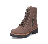 Rieker Damen Schnürstiefeletten 72626, Frauen Stiefeletten,schnürboots,Winterstiefeletten,Winterschuhe,gefüttert,Boots,braun (25),41 EU / 7.5 UK
