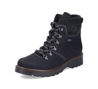 Rieker Damen Schnürstiefeletten 73232, Frauen Stiefeletten, wasserabweisend, riekerTEX,warm,gefüttert,Boots,Stiefel,schwarz (01),37 EU / 4 UK
