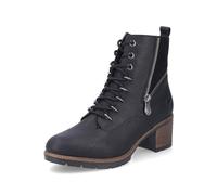 Rieker Damen Schnürstiefeletten 77520, Frauen Stiefeletten,warm,gefüttert,Boots,Stiefel,Bootee,Booties,halbstiefel,schwarz (00),42 EU / 8 UK