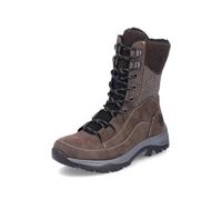 Rieker Damen Schnürstiefeletten M9640, wasserabweisend, riekerTEX, lose Einlage, Braun Gr. 41 EU
