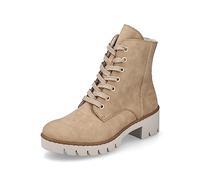Rieker Damen Schnürstiefeletten X5702, Frauen Stiefeletten,Chukka Boots,schnürboots,Stiefel,Bootee,Booties,halbstiefel,beige (60),38 EU / 5 UK