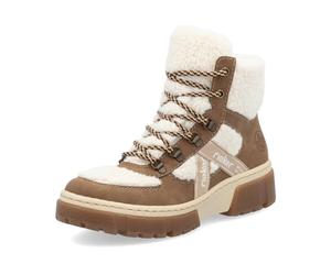 Rieker Damen Schnürstiefeletten X8611, Frauen Stiefeletten, lose Einlage