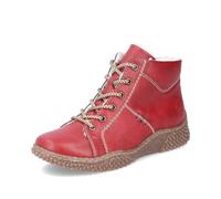 Rieker Schnürstiefelette Y8412 Damen Rot Größe 42