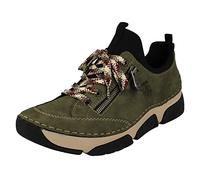 Rieker Damen Halbschuhe 45973-54 Grün Größe 38