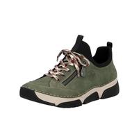 Rieker Damen Slip-On Sneaker 45913, Frauen Halbschuhe, Grün,38 EU