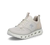 Rieker Damen Slip-On Sneaker M6078, Frauen Halbschuhe,Sportschuhe,Freizeitschuhe,Turnschuhe,Laufschuhe,straßenschuhe,beige (60),40 EU / 6.5 UK