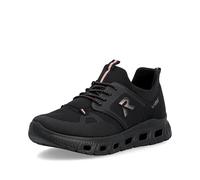 Rieker Damen Slip-On Sneaker M6078, Frauen Halbschuhe,Turnschuhe,Laufschuhe,straßenschuhe,Strassenschuhe,Sportschuhe,schwarz (00),36