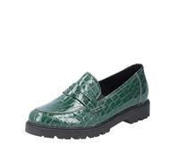 Rieker Damen Slipper 45560-54 grün Gr. 42