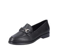 Rieker Damen Halbschuhe 46262-01 – Schwarz – Glattleder/Textil – Größe 40