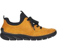Rieker Damen Bequemschuhe 55073, Frauen Schnürschuhe,straßenschuhe,Strassenschuhe,lace-up Shoes,Low-tie,Komfortschuhe,gelb (68),39 EU / 6 UK