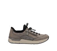 Rieker Damen Slipper 58958-42 Grau/Schwarz Größe 38