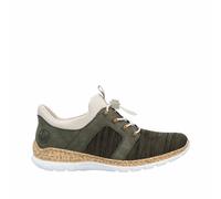 Rieker Damenschuhe Slipper / Trotteur moos/liane/perlcreme moos/perlcreme - Gr. - 39
