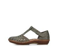 Rieker Damen Slipper grün Grün, 40