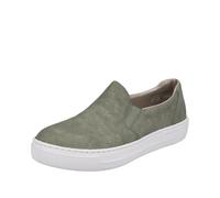 Rieker Damen Slipper L9851-52 grün Gr. 38