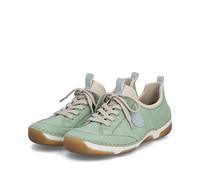 Rieker Damen-Slipper Mint-Grün-Beige 40