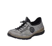 Rieker Damen Slipper N3268-40 grau Gr. 40