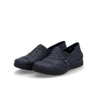 Rieker Damen-Slipper Pazifik-Blau-Schwarz 40