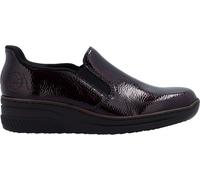 Rieker Damen Slipper Rot, Damen, Größe: 37, Material: Synthetik/Textil