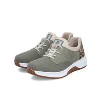 Rieker Damen-Slipper Schilf-Grün-Mehrfarbig 37