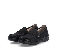 Rieker Damen-Slipper Schwarz 41