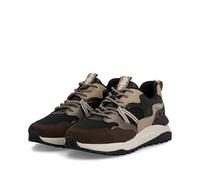 Rieker Damen-Sneaker Leopard-Beige-Schwarz-Bronze-Mehrfarbig 41